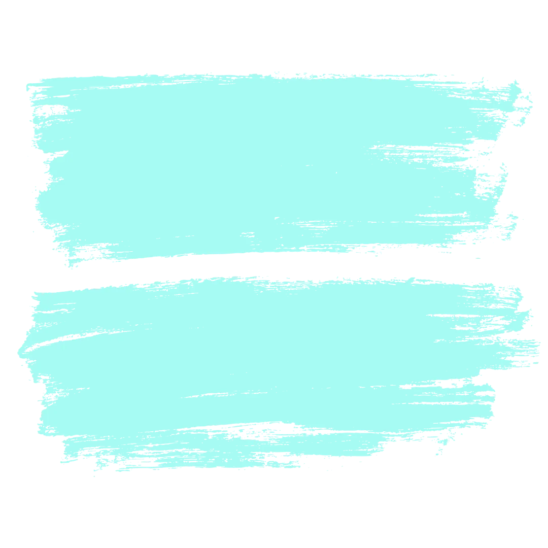 Blue paint border
